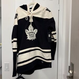 NEW NWT Toronto Maple Leafs Fleece Jersey Size Large Tall